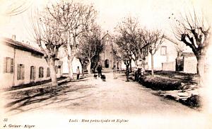 LODI - RUE PRINCIPALE ET EGLISE